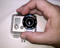 GoPro Camera in Hand