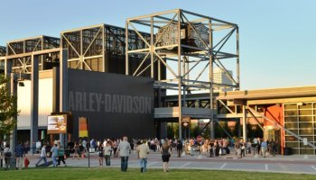 The Harley Davidson Museum in Milwaukee