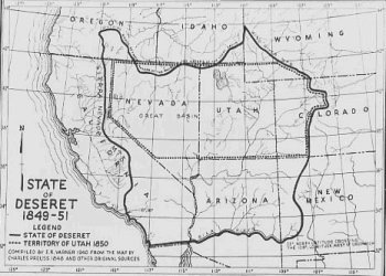 Map of Proposed State of Deseret