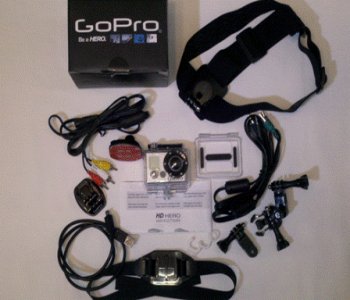 Contents of GoPro Box