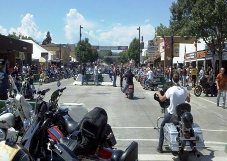 Downtown Sturgis Looking West 2011