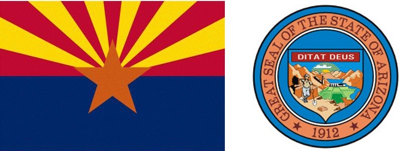 Arizona Flag and State Seal