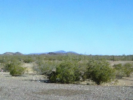 Rest Area On AZ-85 South Of Gila Bend Looking Southeast on the Ajo Ride