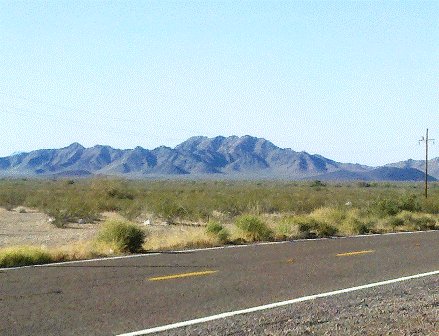 Rest Area On AZ-85 South Of Gila Bend Looking Northwest on the Ajo Ride
