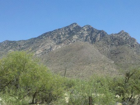 View Of Mountain North Of Kitt Peak on the Ajo Ride