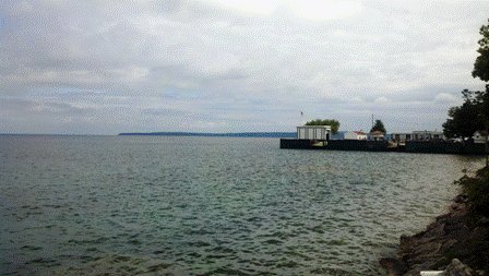 Mackinac Island From St. Ignace